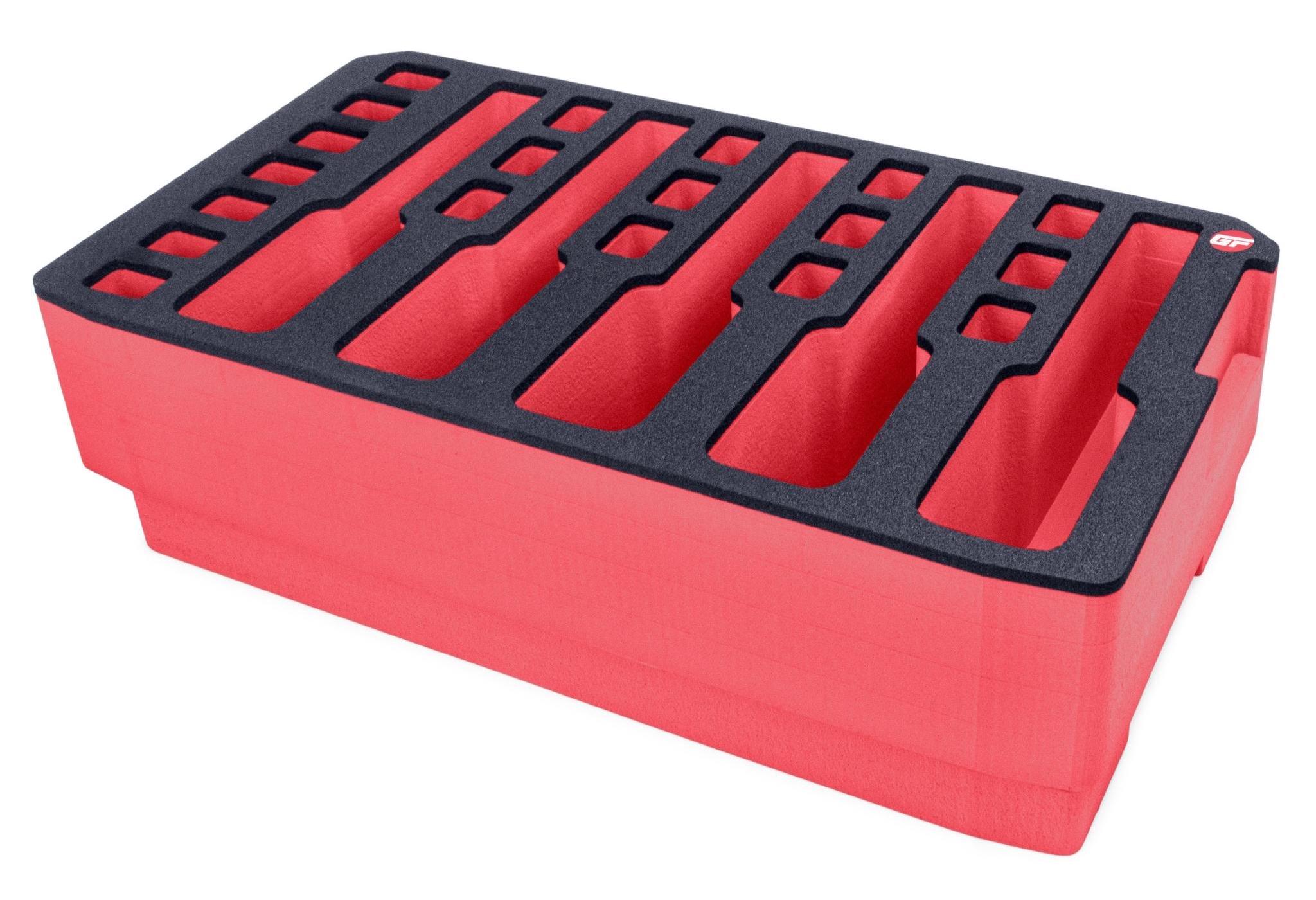 Red Multi-Pistol Foam Insert for Pelican Vault V525 Case