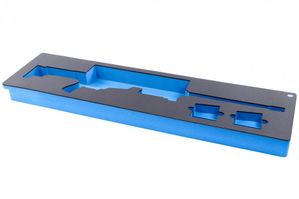 Custom Foam Insert for Apache 9800 Rifle Case [Blue]