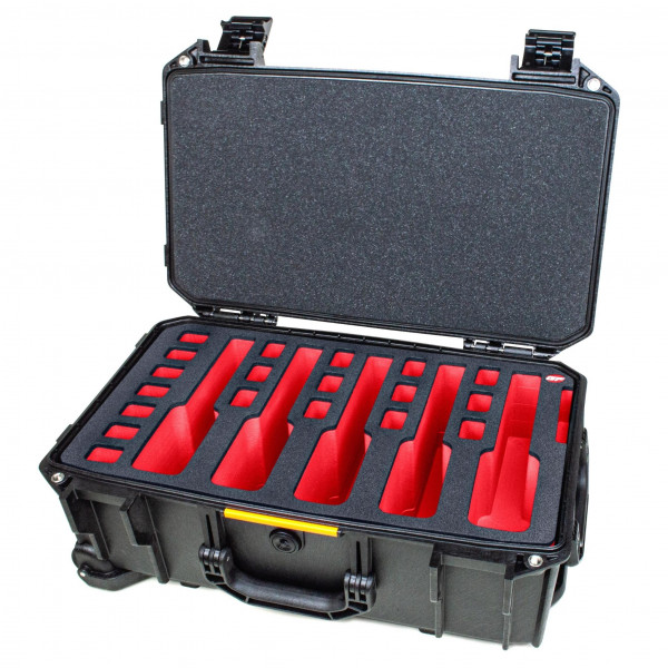 5 Pistol Foam Insert and Pelican Vault V300 Case, Multi-pistol Carry Case