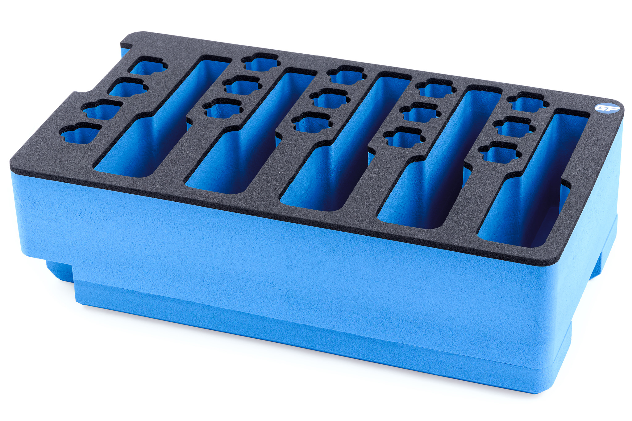 Blue 5-Pistol Foam Insert for Pelican 1510