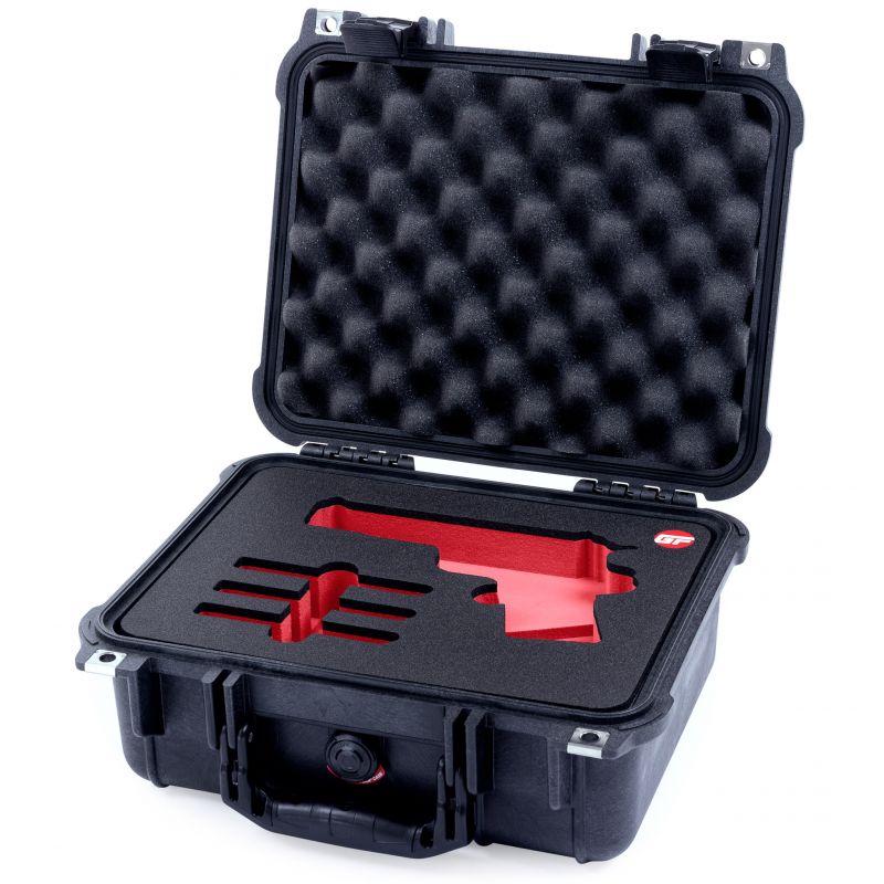 Pelican 1450 Pistol Case with Custom Foam | GunFoam.com