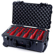 Pelican_1510_Protector_Case_Open_with_5-Pistol_Foam_Red-SM-1